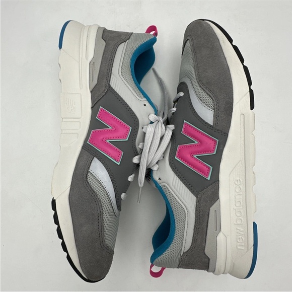 New Balance 997H Castlerock Gray Blue Pink Running Sneakers Mens Size 11.5 D
